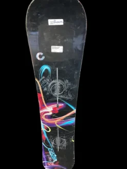 Used Burton CUSTOM Womens Snowboard Only Black 148 cm