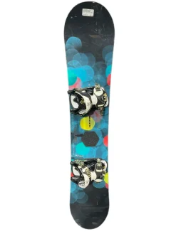 Used Burton FEATHER 40 Womens Board/Bindings Navy Blue 140 cm