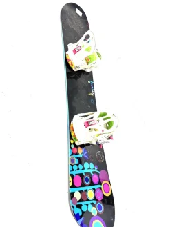 Used Burton FEATHER W K2 BINDING Womens Board/Bindings Black 144 cm