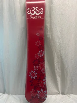 Used Burton FEATHER Womens Snowboard Only Royal Blue 154 cm