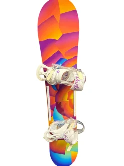 Used Burton Feelgood 2012 Women's Board/Bindings Purple 137 cm