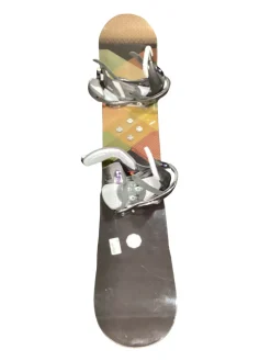 Used Burton FEELGOOD Womens Board/Bindings Brown 152 cm