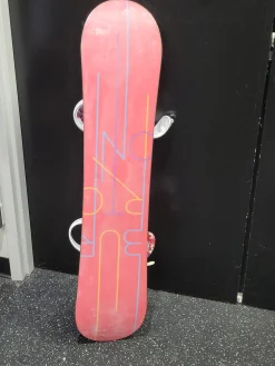 Used Burton FEELGOOD Womens Board/Bindings Red 135 cm