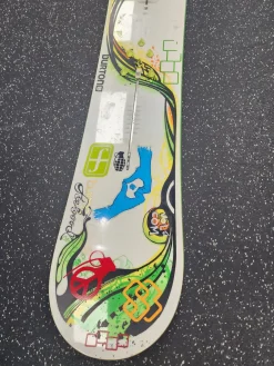 Used Burton FEELGOOD Womens Snowboard Only White 149 cm