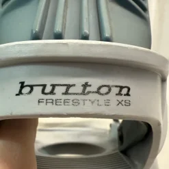 Used Burton FREESTLE Boys Binding Only Grey XS