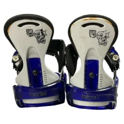 Used Burton FREESTYLE JR BINDINGS Boys Binding Only Navy Blue SM
