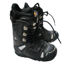 Used Burton FREESTYLE LACE UP Mens Snowboard Boots Black Senior 7