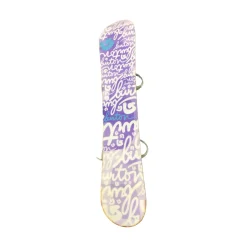 Used Burton GINGER Girls Board/Binding White And Purple 141 cm