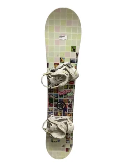 Used Burton GIRL Girls Board/Binding White 132 cm