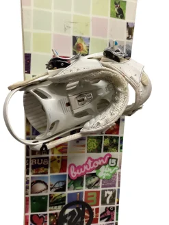 Used Burton GIRL Girls Board/Binding White 132 cm