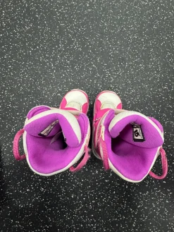 Used BURTON GIRLS SNOWBOARD Boots Pink Youth 13.0