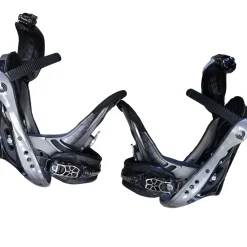 Used Burton GRIP FIT SNOWBOARD BINDINGS Mens Binding Only Black LG