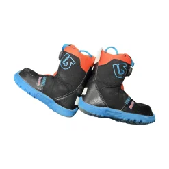 Used Burton GROM BOYS SB BOOTS YTH 3 Boys Snowboard Boots Black Junior 03
