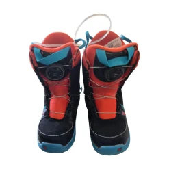 Used Burton GROM BOYS SB BOOTS YTH 12 Boys Snowboard Boots Black Youth 12.0