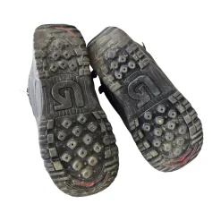 Used Burton GROM BOYS SB BOOTS YTH 3 Boys Snowboard Boots Black Junior 03