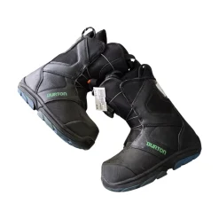 Used Burton IMPRINT 1 SNOWBOARD BOOTS SZ 6 Boys Snowboard Boots Black Junior 06