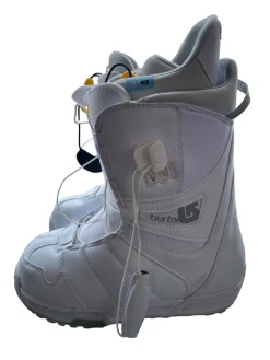 Used Burton IMPRINT 1 Womens Snowboard Boots White Senior 8