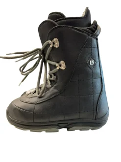 Used Burton ION GROM SZ 7 Mens Snowboard Boots Black Senior 7