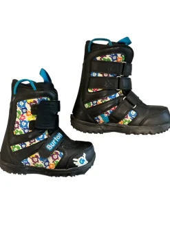 Used Burton KIDS GROM Boys Snowboard Boots None Junior 02