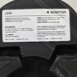 Used Burton LEXA WMNS SB BINDINGS Mens Binding Only Black MD