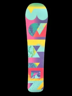 Used Burton LIPSTICK Womens Snowboard Only Yellow 145 cm
