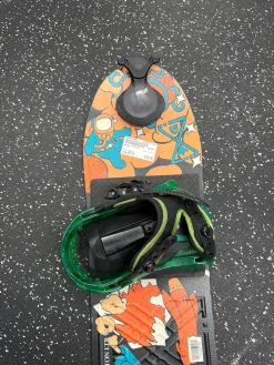 Used Burton LTR 90 Boys Board/Binding Orange 90 cm