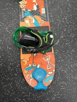 Used Burton LTR 90 Boys Board/Binding Orange 90 cm