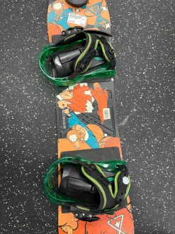 Used Burton LTR 90 Boys Board/Binding Orange 90 cm