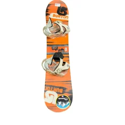 Used Burton LTR 120 Boys Board/Binding Orange 120 cm