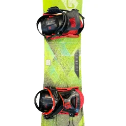 Used Burton LTR 130 Boys Snowboard Only Green 130 cm