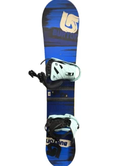 Used Burton LTR Boys Board/Binding Royal Blue 138 cm