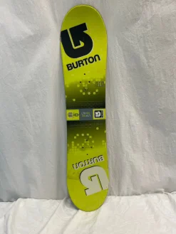 Used Burton LTR100 Boys Snowboard Only Yellow 100 cm