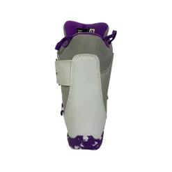 Used Burton MINI GROM Girls Snowboard Boots Purple Youth 11.0