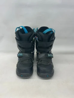 Used Burton MINI GROOM BOOTS Boys Snowboard Boots Black Junior 03