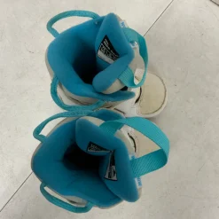 Used Burton MINI-GROM Girls Snowboard Boots White Youth 07.0