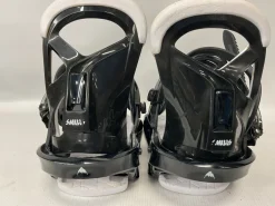 Used Burton MISSION Mens Binding Only Black SM