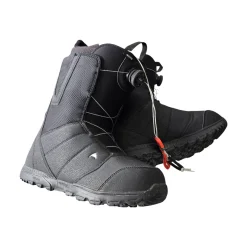 Used Burton MOTO BOA SZ 13 Mens Snowboard Boots Black Senior 13