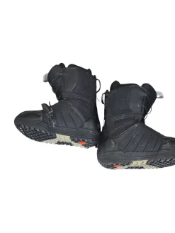 Used Burton MOTO BOOTS SZ8 Mens Snowboard Boots Black Senior 8