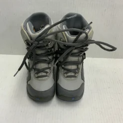 Used Burton MOTO KIDS Boys Snowboard Boots Grey Junior 03