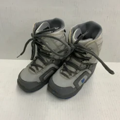 Used Burton MOTO KIDS Boys Snowboard Boots Grey Junior 03