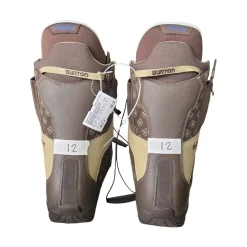 Used Burton MOTO MENS BOOT SZ 12 Mens Snowboard Boots Brown Senior 12