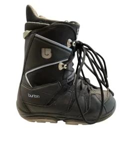 Used Burton MOTO WMNS SZ 8.5 Womens Snowboard Boots Black Senior 8.5