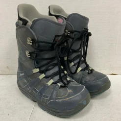 Used Burton MOTO Womens Snowboard Boots Navy Blue Senior 10