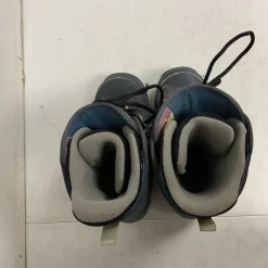 Used Burton MOTO Womens Snowboard Boots Navy Blue Senior 10