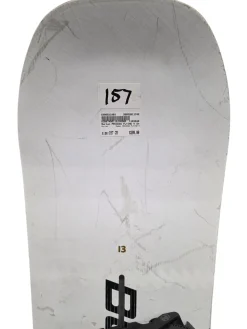 Used Burton Process Flying V Mens Snowboard 157 cm with Flow Fuse Hybrid Bindings (Black, Size L/XL)
