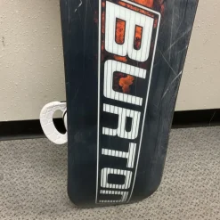 Used Burton PROCESS SMALLS Boys Board/Binding White And Black 125 cm