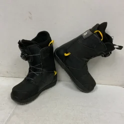 Used Burton PROGRESSION BOA Mens Snowboard Boots Black Senior 11.5