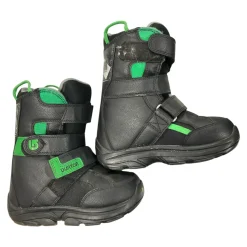 Used Burton PROGRESSION XS Boys Snowboard Boots Black Junior 02