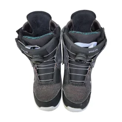 Used Burton RITUAL LTD DOUBLE BOA 7.5 W Womens Snowboard Boots Black Senior 7.5