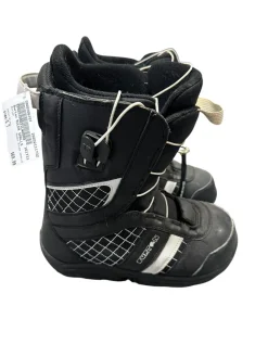 Used Burton RULER SMALLS Boys Snowboard Boots Black Senior 7